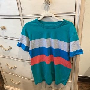 American eagle striped tee